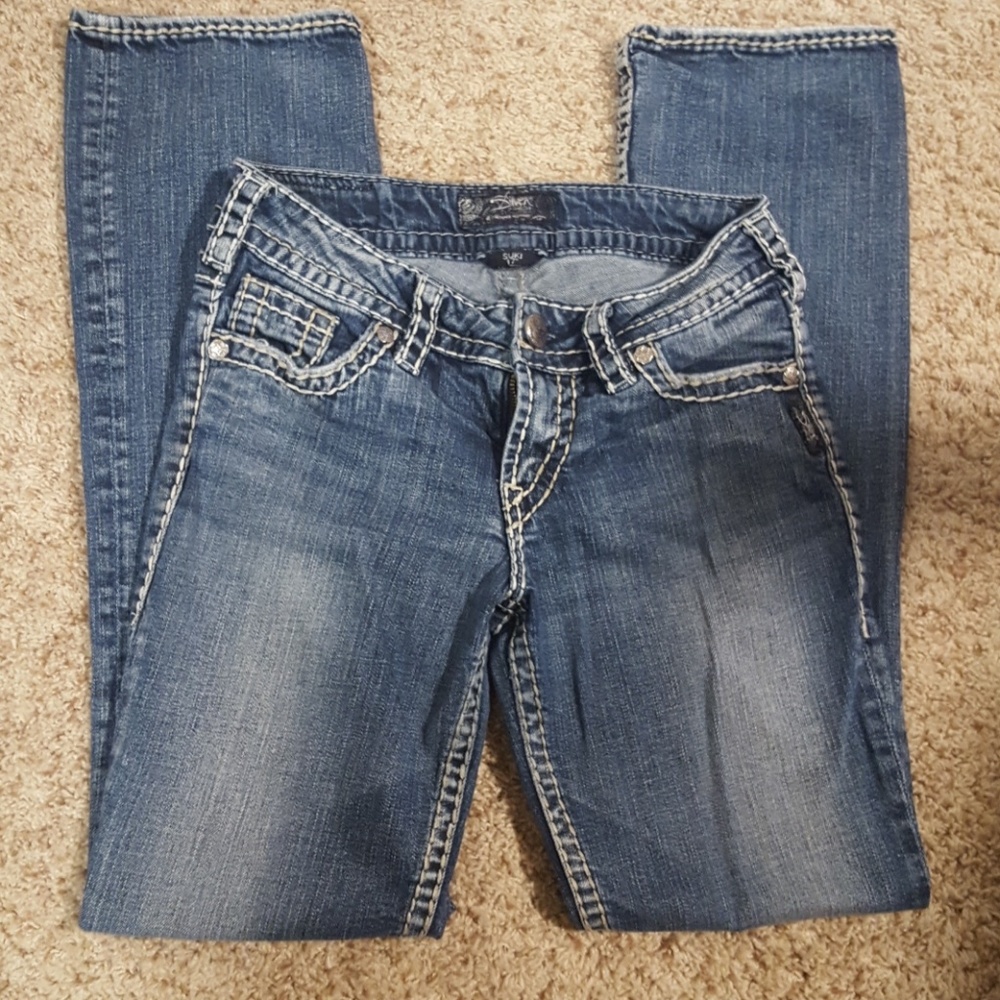 Silver jeans